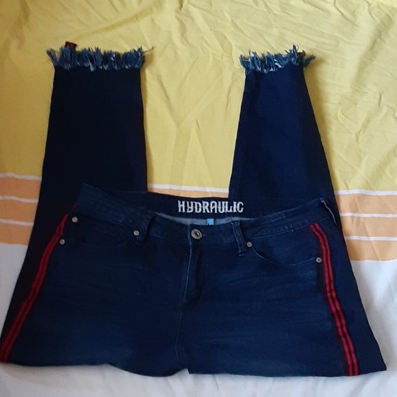 HYDRAULIC NOLITA RAW HEM JEANS SIZE 12 - Picture 2 of 8